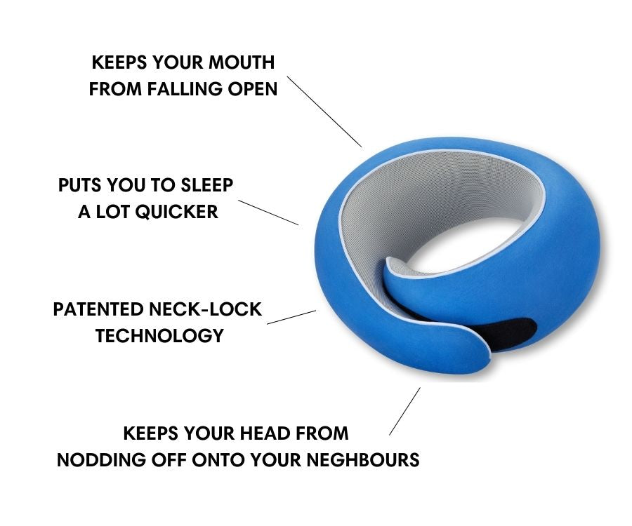 Memory Foam Travel Neck Pillow | Fioriscas