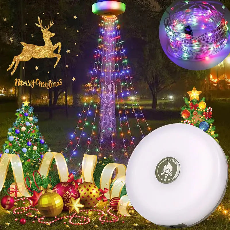 Linterna versátil para camping al aire libre con ocho modos de iluminación | Fioriscas