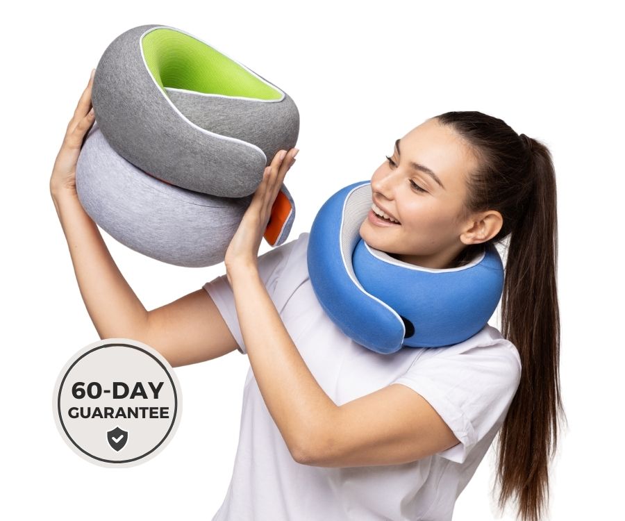 Memory Foam Travel Neck Pillow | Fioriscas