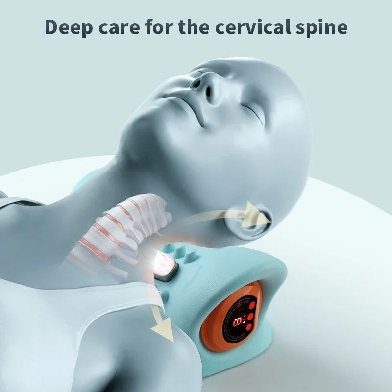 جهاز Neck Massager Pro لتدليك الرقبة بتقنية EMS للراحة العميقة للموظفين في المكاتب | Fioriscas