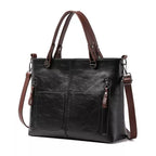 Leather Tote Bag, NordVine Handcrafted Nordic-Style Design