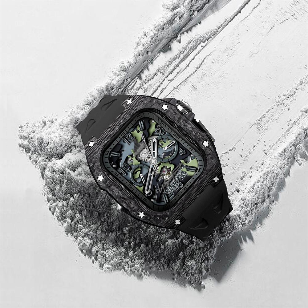 Novex Apple Watch Ultra-etui, titanium og kulfiberbygning
