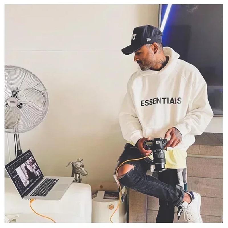 Essentials | Fear of God | Vetoketjullinen huppari kengurutaskulla