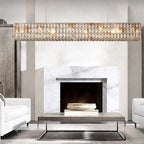 Kristy Rectangular Luxury Crystal Chandelier, 2 Colour - Neutralighting