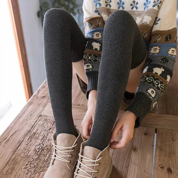 Wool Over-the-Knee Socks