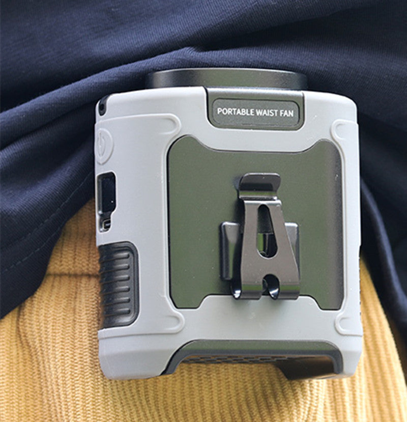 Portable Waist-Mounted Cooling Fan