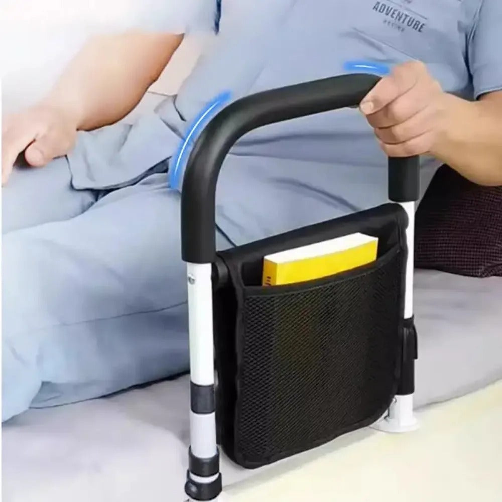SolaceEase Adjustable Bed Safety Rail For Easier In-And-Out Transfers