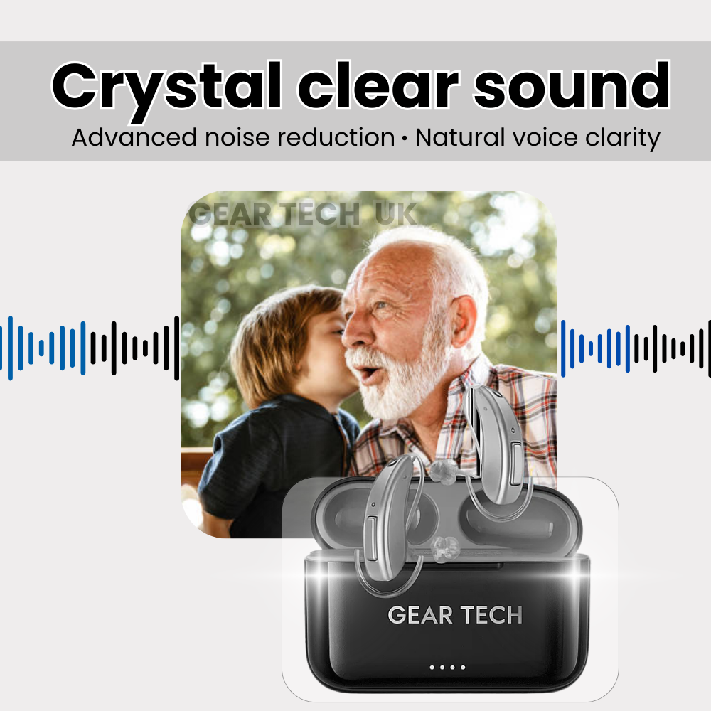 Vero oplaadbare Bluetooth-BTE met ruisonderdrukking