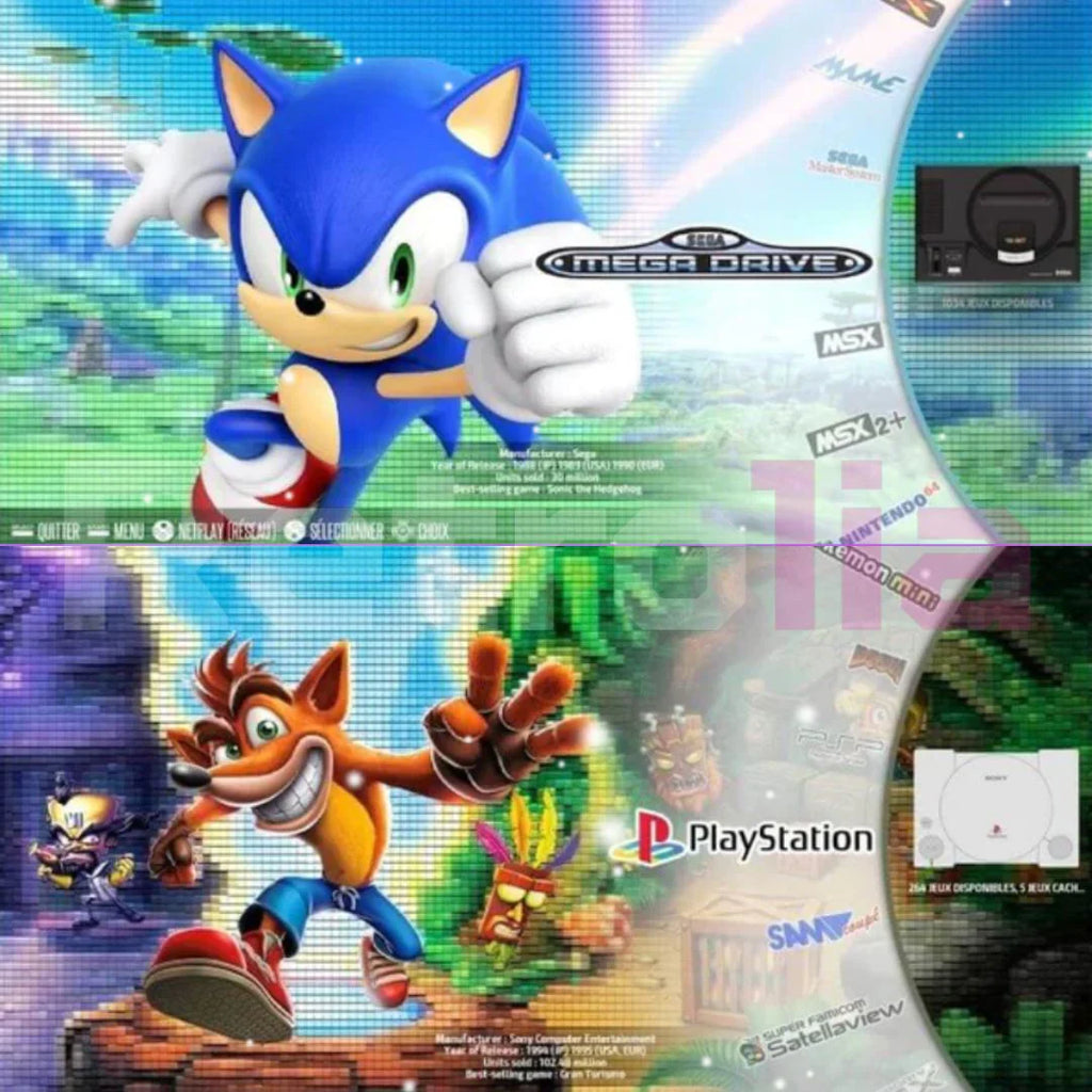 Vanta Retro Game Console, 64GB, Two Controllers, 20,000+ Games