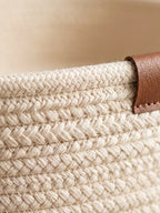 Portable Cotton Rope Baby Changing Basket with Pad | Fioriscas