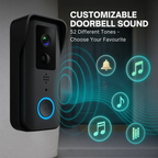 Videocitofono wireless con videocamera NovaGuard 1080p, senza abbonamento
