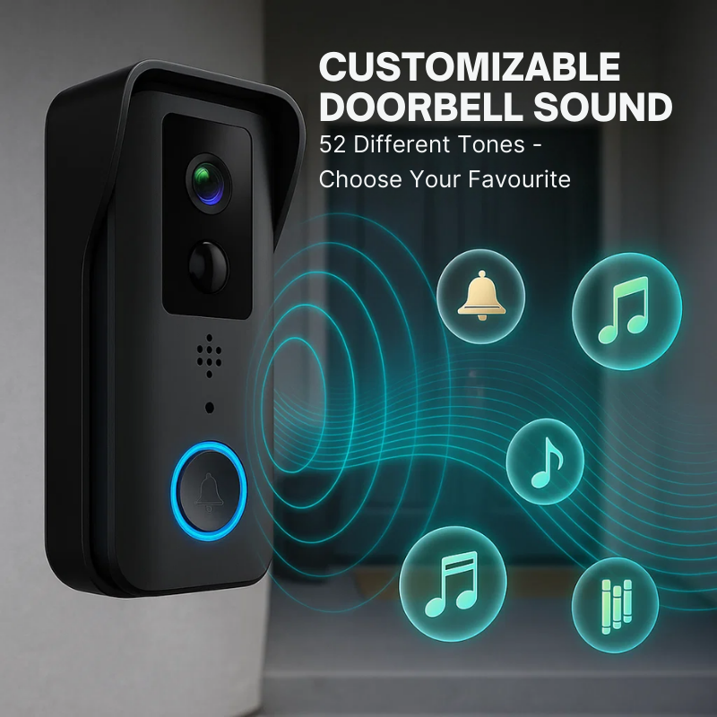Videocitofono wireless con videocamera NovaGuard 1080p, senza abbonamento