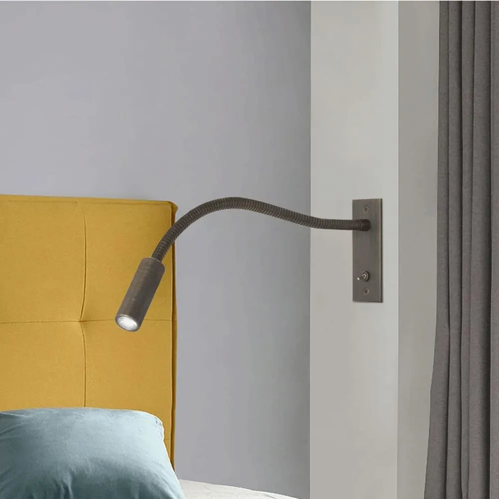 Justerbar LED-væglampe til læsning, NexaLux-spotlampe væglampe