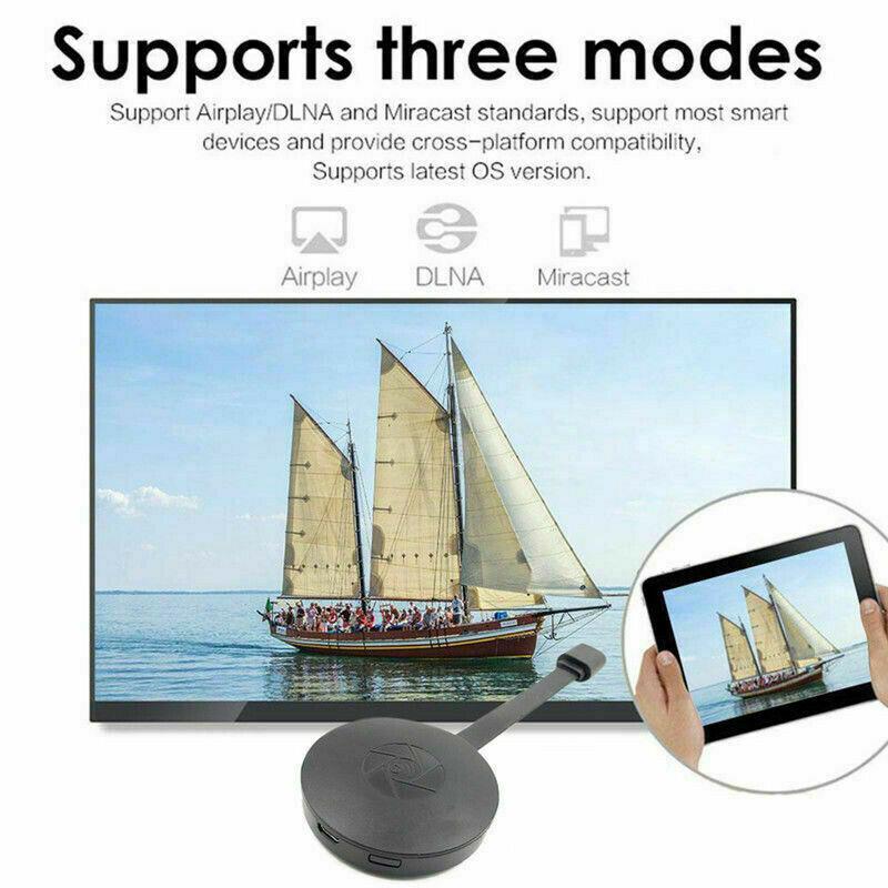 Draadloze schermspiegeladapter, compacte 1080p HDMI-streamingontvanger