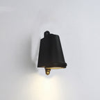 Lampada da parete industriale Ray a forma di campana in metallo, nero/grigio/rame/alluminio | Fioriscas
