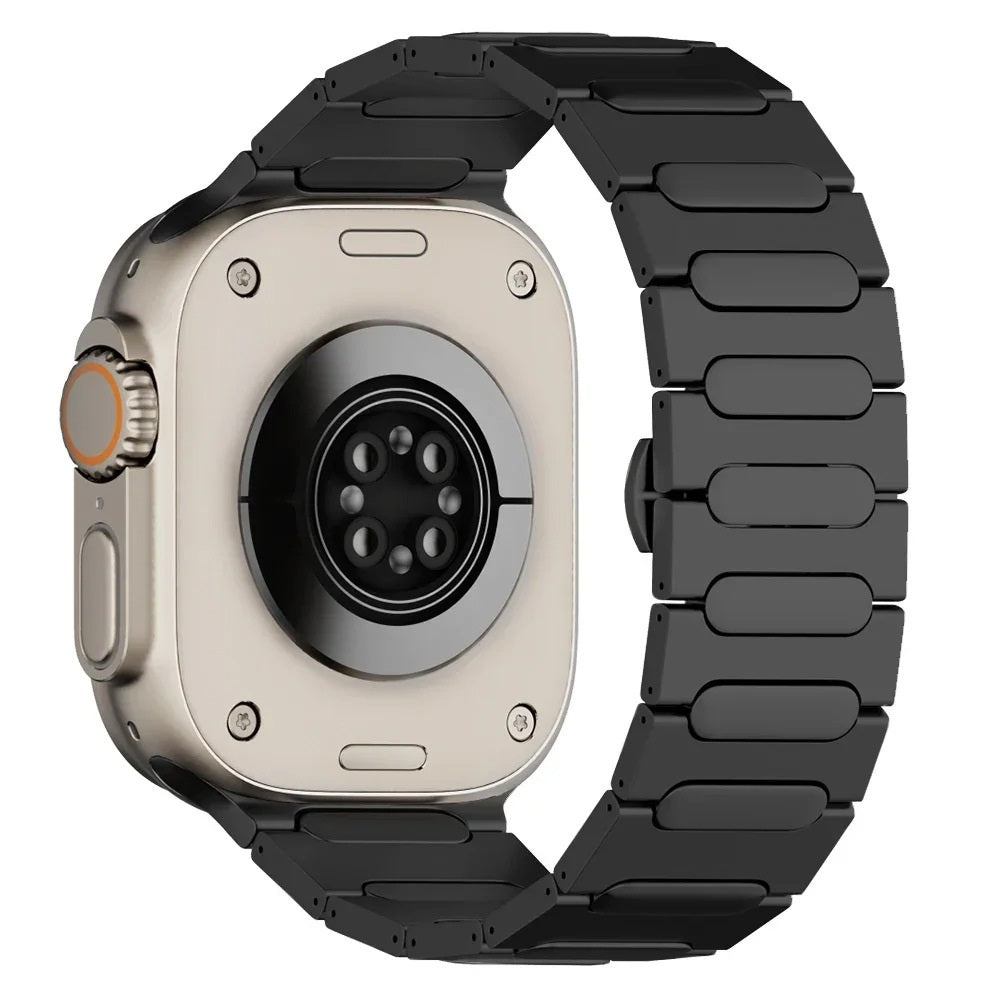 Titanium Bracelet Band For Apple Watch Ultra 1/2, Aureon Butterfly Clasp
