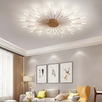 Asterra Albina Metal- og akryl-loftlampe til planmontering, 12 W til 42 W LED