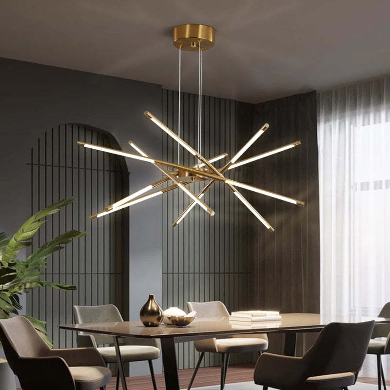 Lampada a sospensione LED NovaLume a più luci per camere da letto e soggiorni