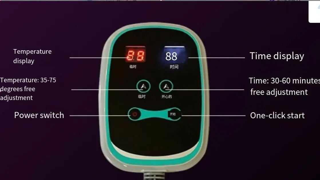 שמיכת אינפרא־אדום קומפקטית של AureaHeat לניקוי רעלים ולהרפיה