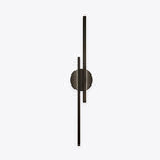 Fjordra Disc and Linear LED Wall Sconce, Black or White