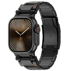 Řemínek Apple Watch, titanový řemínek Auridan s nastavitelným zapínáním