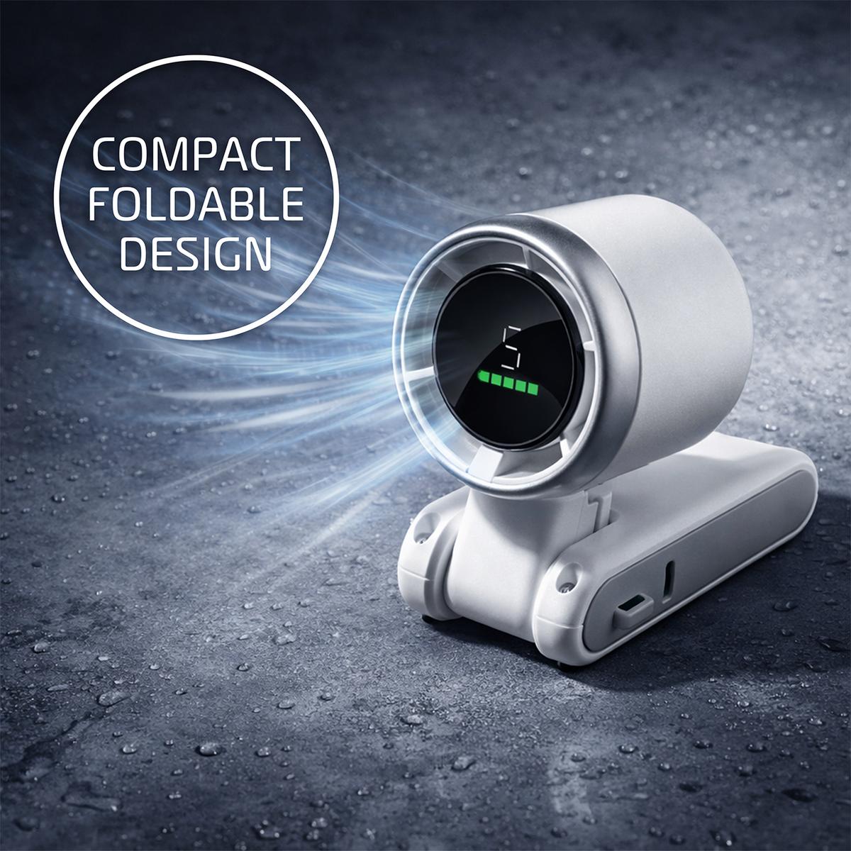 AirMini Travel Fan With USB Rechargeable Battery And Compact Design