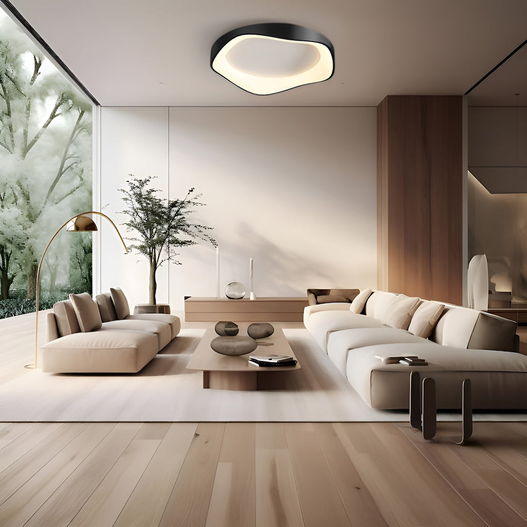 Remote-Controlled Ceiling Or Wall Light, Virelli 3-Tone LED Fixture