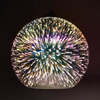 Prismora Glass Dome Pendant Light, Multicolor 3D Confetti Glass