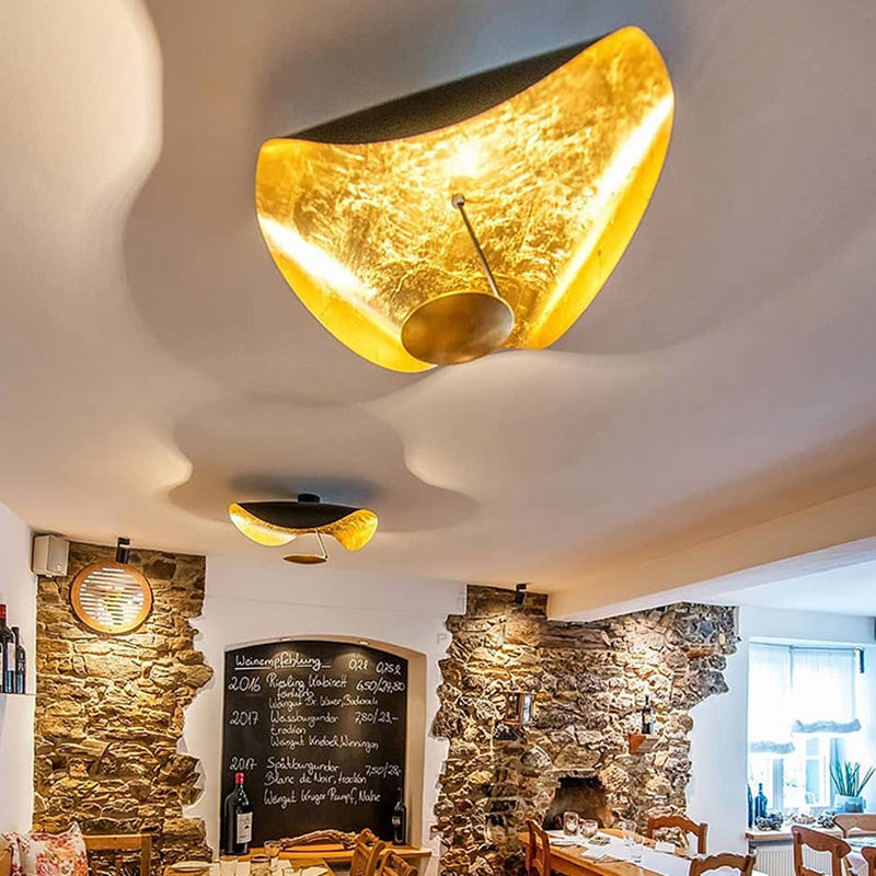 Lampada a sospensione Airsha 3 colori, lampade a sospensione con foglia d'oro | Fioriscas