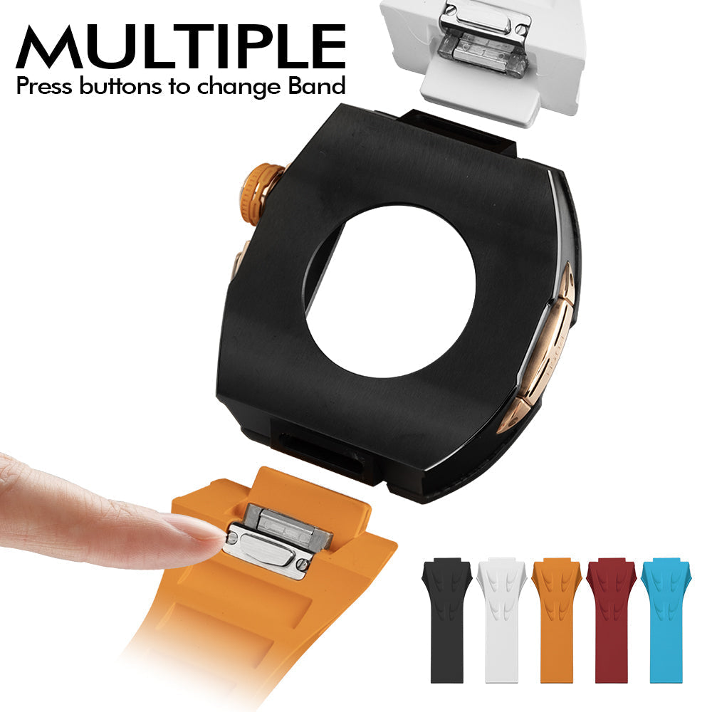 Carbon Fiber Titanium Retrofit Case, NovaCarb S10 Apple Watch Kit