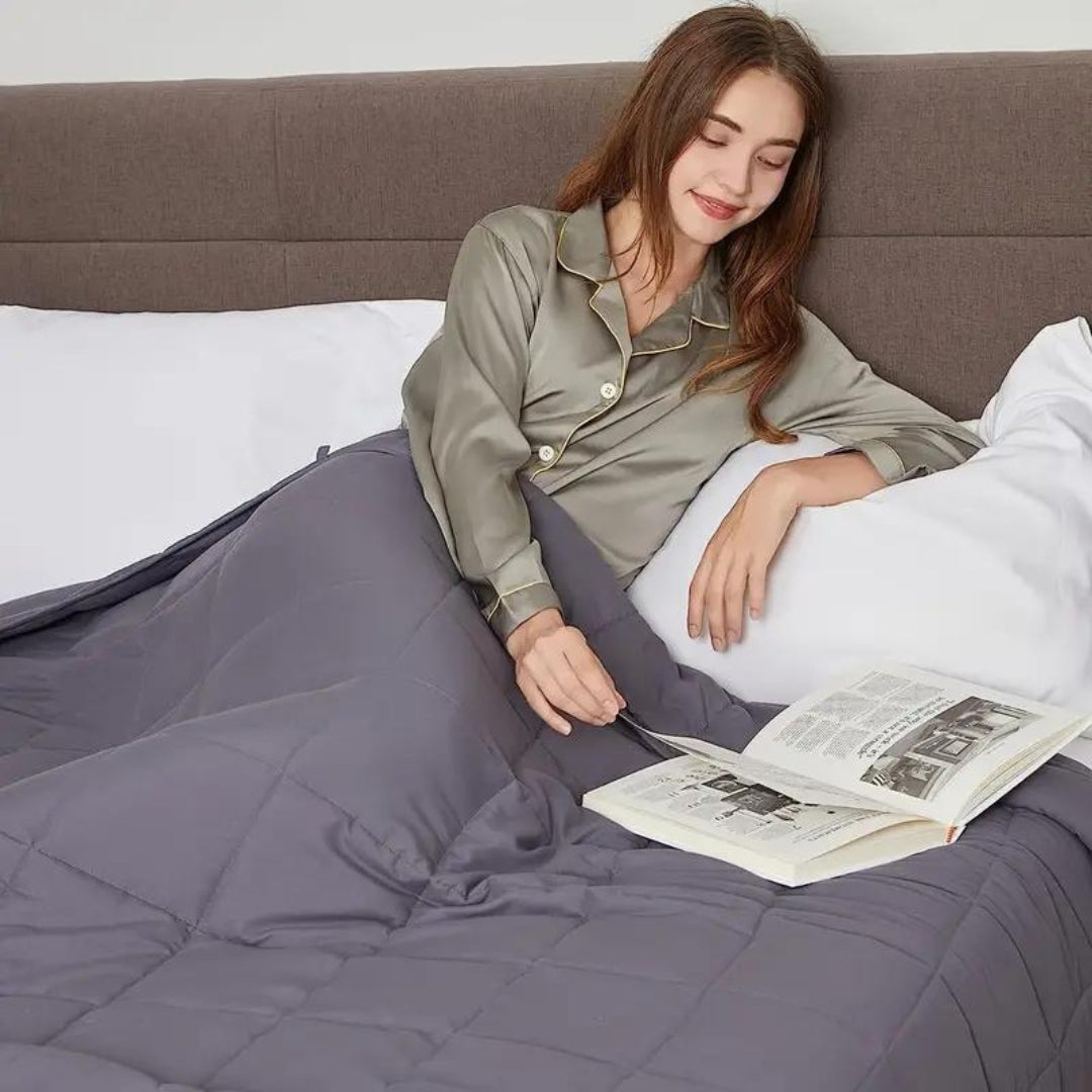 CalmNest Relaxation Weighted Blanket For Deep Sleep Comfort