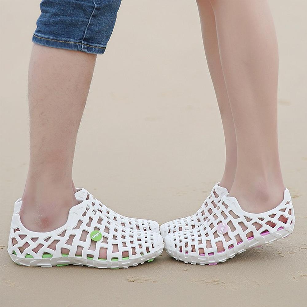 Breathable Hollow Design Solid Flat
