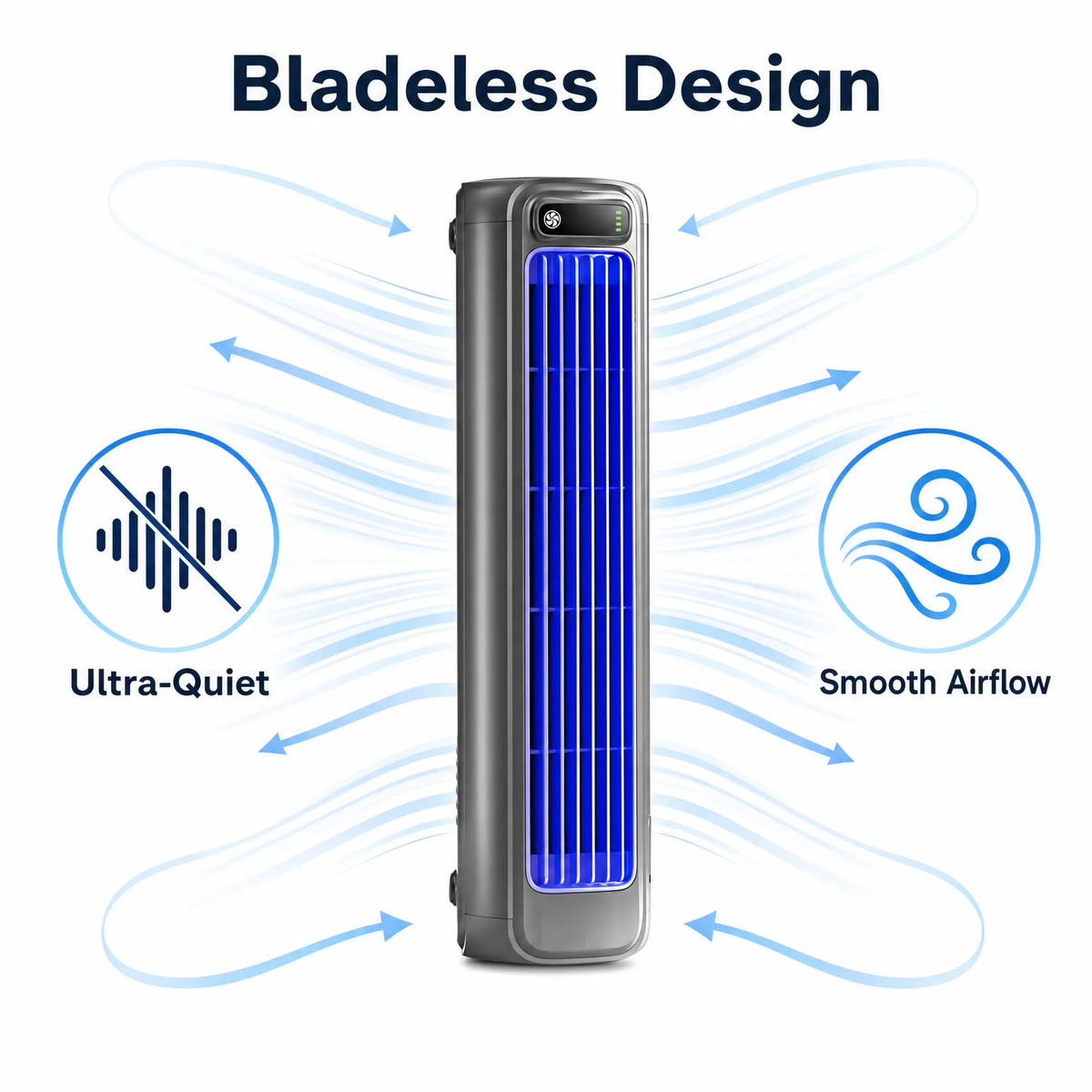 AirWave – Portable Rechargeable Air Conditioner with 12-Hour Battery Life