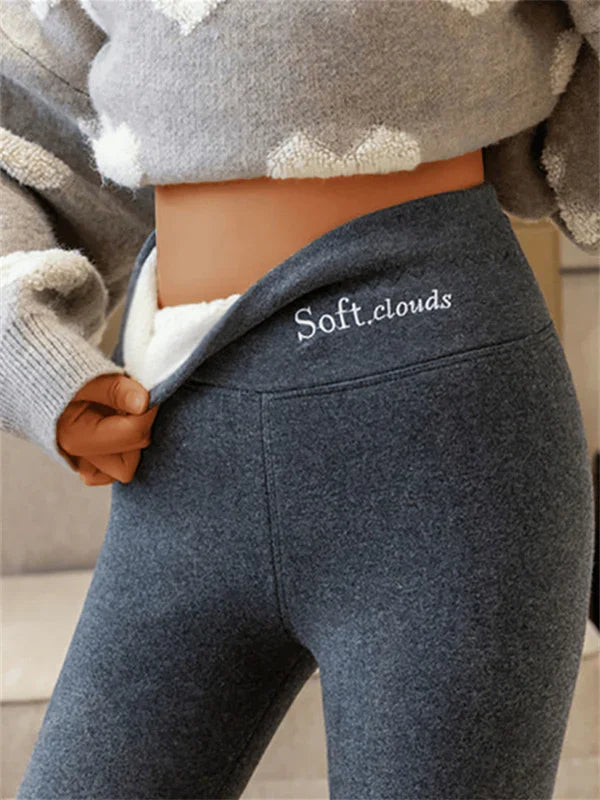 AstraWeave Cold-Weather Leggings, Cashmere-Fleece Lined Stretch Fit