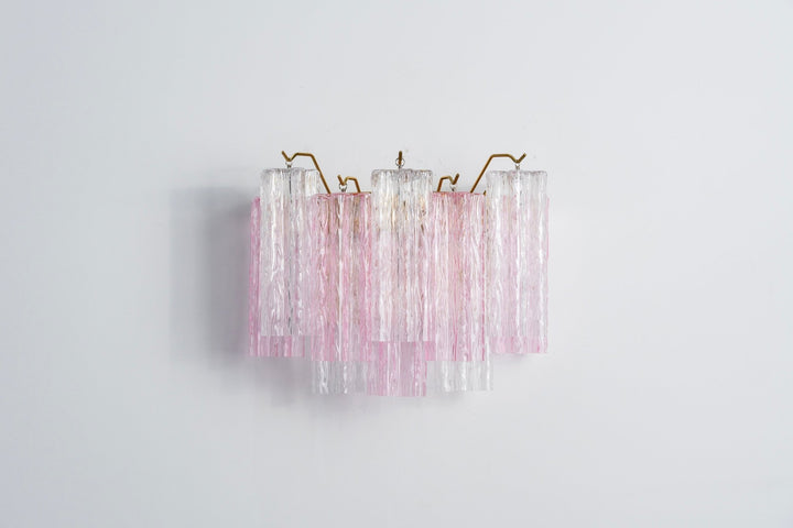 Aurora wandlamp Tronchi glazen buis gelaagd amber modern | Fioriscas