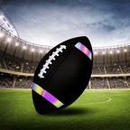 Pallone da rugby ufficiale taglia 9 in pelle PU per allenamento, partita e sport all'aperto - Fioriscas