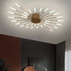 Asterra Albina Metal- og akryl-loftlampe til planmontering, 12 W til 42 W LED