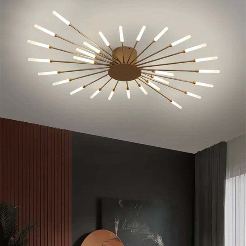 Asterra Albina Metal- og akryl-loftlampe til planmontering, 12 W til 42 W LED