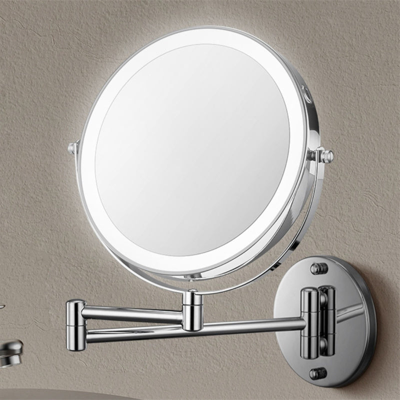 Luxa LED-scheerspiegel voor wandmontage, oplaadbaar, 3× of 10× vergroting