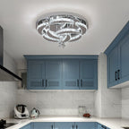 Stropní lustr, design Roselle Crystal, chromovaný přisazený model