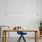 Lampada a sospensione lineare minimalista Zynar, nero | Fioriscas