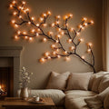 1.6 m LED string lights, warm white & soft pink glow - Fioriscas