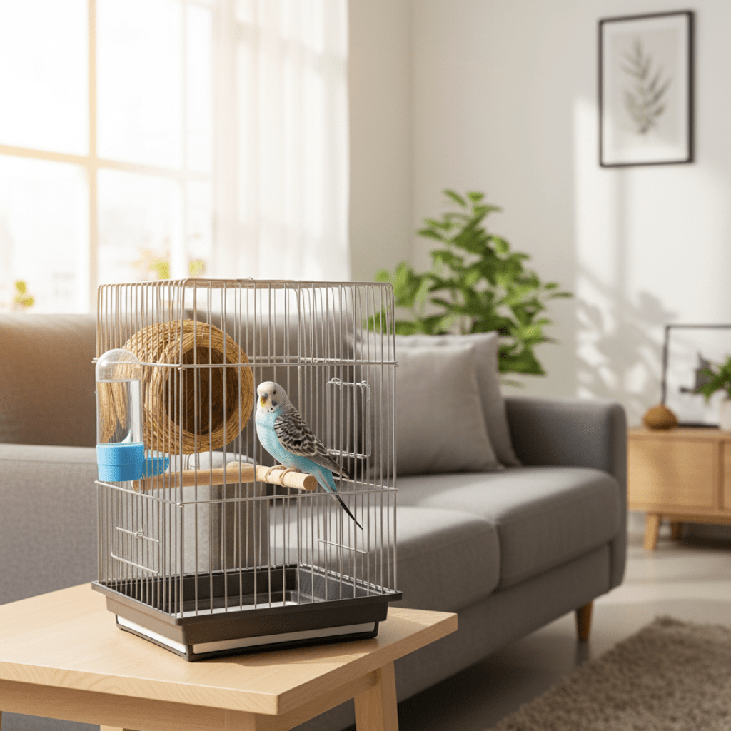 Abreuvoir et mangeoire automatiques 2-en-1 pour oiseaux - Fioriscas