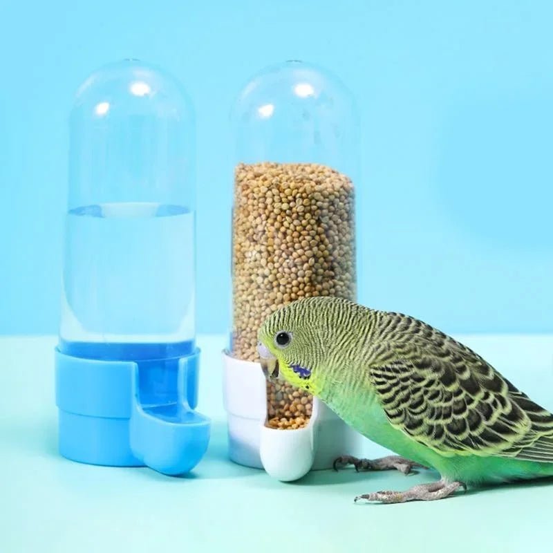 Abreuvoir et mangeoire automatiques 2-en-1 pour oiseaux - Fioriscas