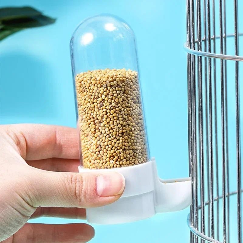Abreuvoir et mangeoire automatiques 2-en-1 pour oiseaux - Fioriscas