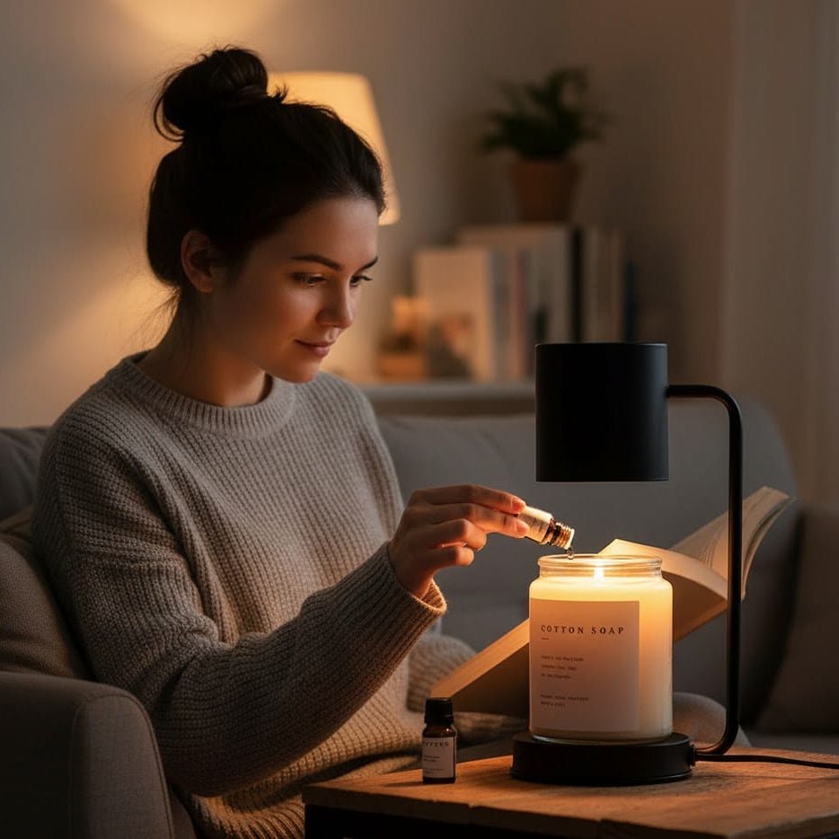 Keramická vonná lampa pro esenciální oleje a útulnou atmosféru - Fioriscas