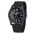 Montre-bracelet tactique AstraGuard, cadran lumineux et boîtier en acier résistant à l’eau