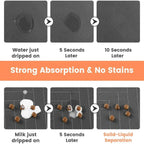 Absorbent Feeding Mat with Waterproof Non-Slip Bottom - Fioriscas