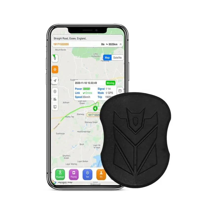 GPS-autotracker met spraakactivering, waterdichte batterij van 5000mAh
