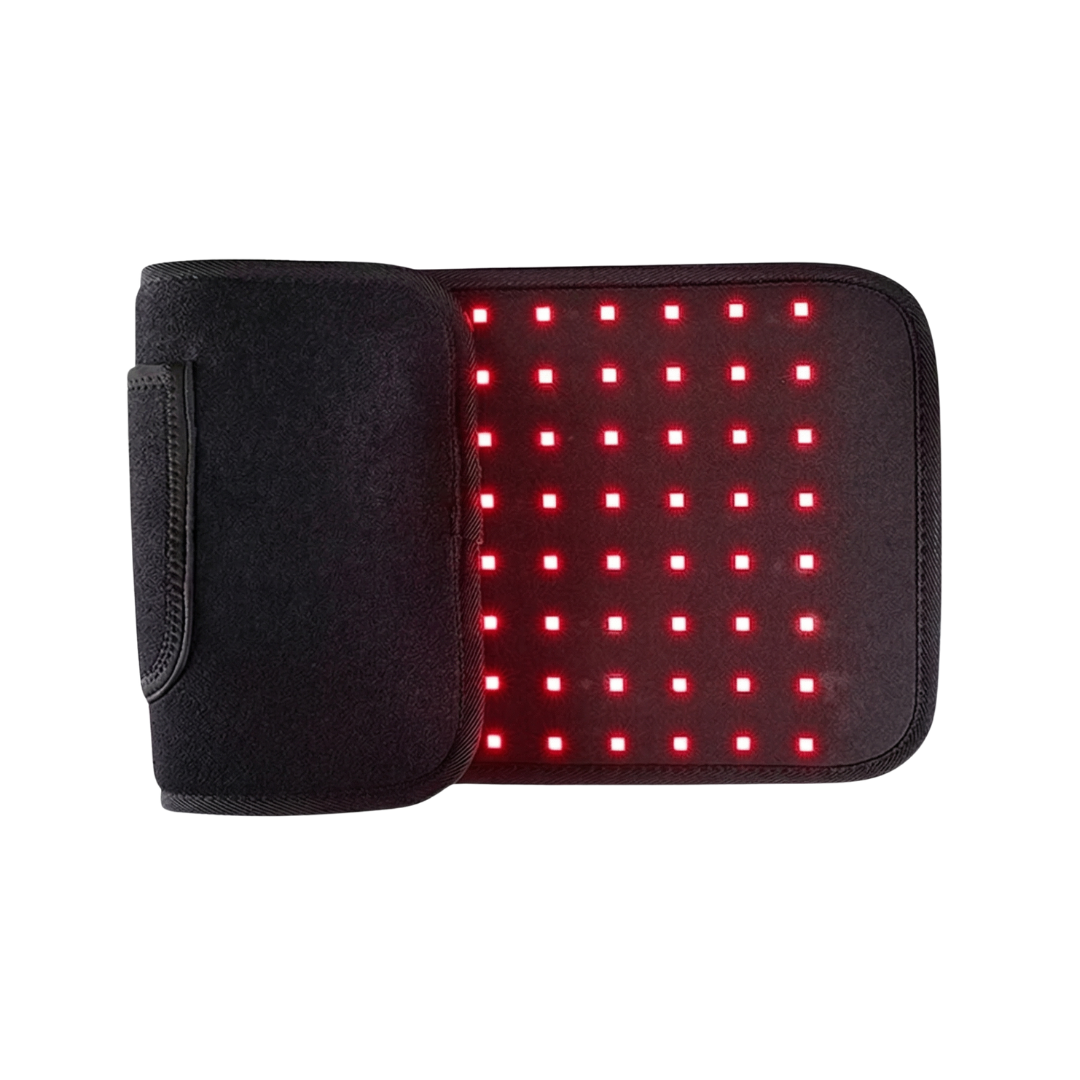 Ellebooggewrichtsondersteuning met rood en nabij-infraroodlichtpad